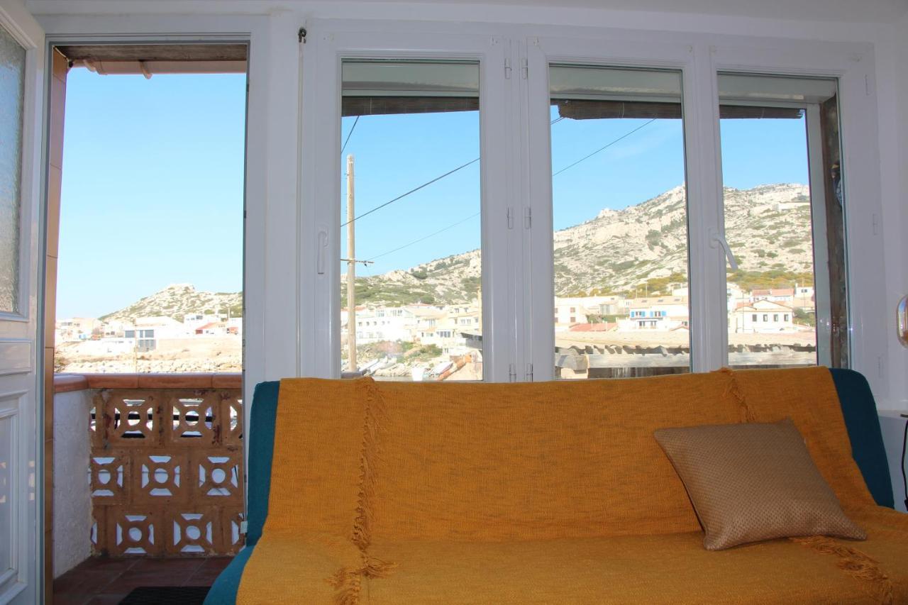 Charmant Cabanon aux Goudes à Marseille avec vue mer Esterno foto